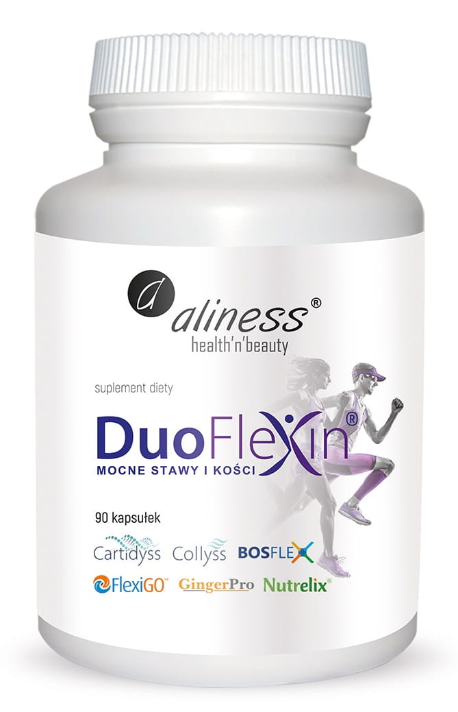 Duoflexin® 90 kapsułek, mocne stawy i kości 100% natural x 90 Vege caps – Aliness